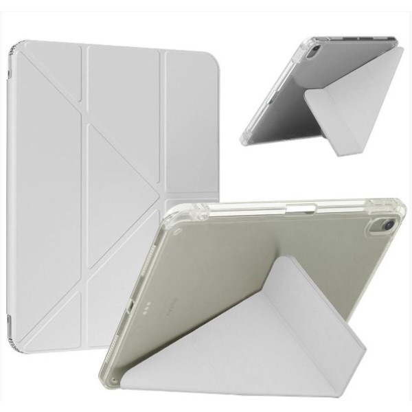 Фото - Чохол для планшета BeCover Ultra Slim Origami Transparent з кріпленням Apple iPad 10.9" (2022/2024)/iPad (А16) 2025 11" Gray (712939)