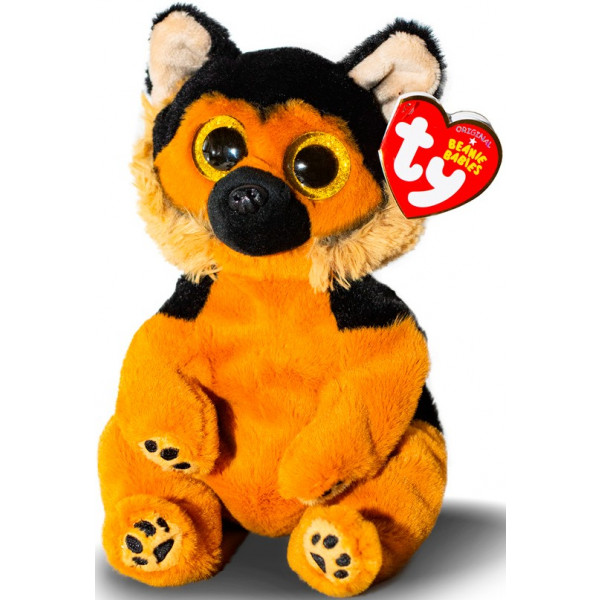 Фото - М'яка іграшка глазастик TY BEANIE BELLIES Німецька вівчарка "ACE" (40544)