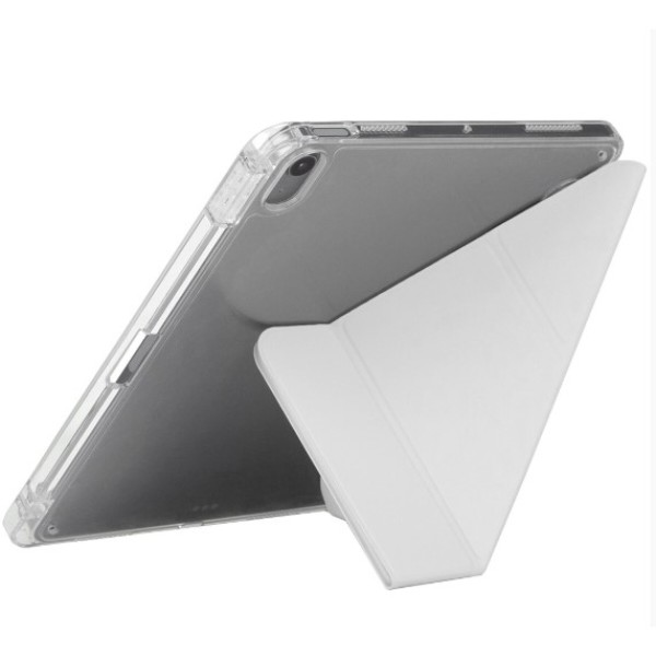 Фото - Чохол для планшета BeCover Ultra Slim Origami Transparent з кріпленням Apple iPad 10.9" (2022/2024)/iPad (А16) 2025 11" Gray (712939)