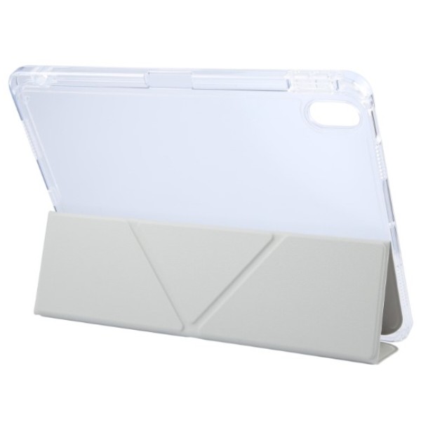 Фото - Чохол для планшета BeCover Ultra Slim Origami Transparent з кріпленням Apple iPad 10.9" (2022/2024)/iPad (А16) 2025 11" Gray (712939)