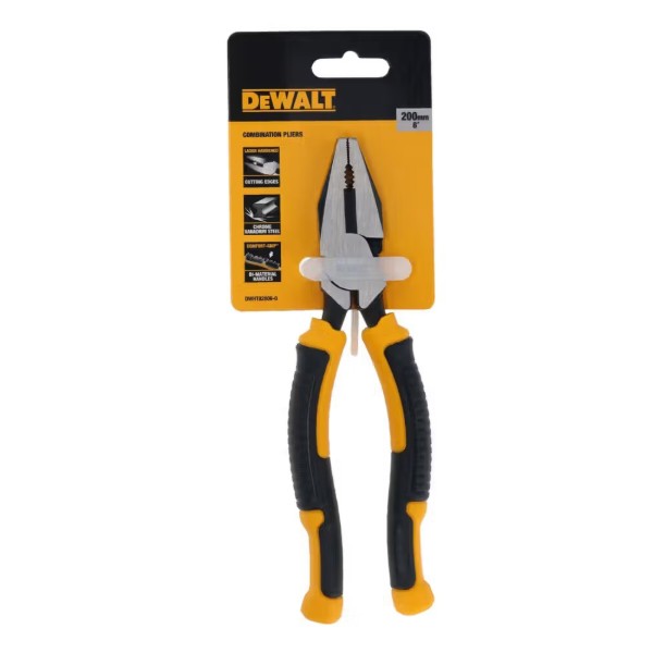 Фото - Плоскогубцы DeWALT LASER HARDENED 200 мм (DWHT82809-0)