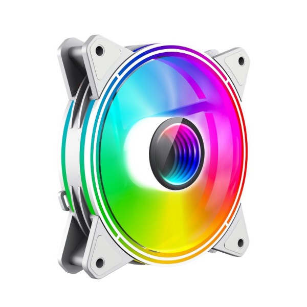 Фото - Корпусный вентилятор Gamemax FN-12Rainbow-Q-Infinity WT