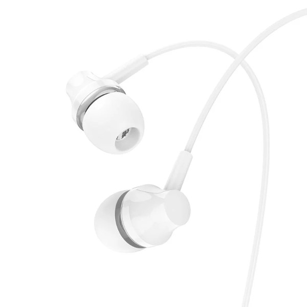 Фото - Навушники вкладиші дротові BOROFONE BM74 Singer universal earphones with microphone White (6974443388237)