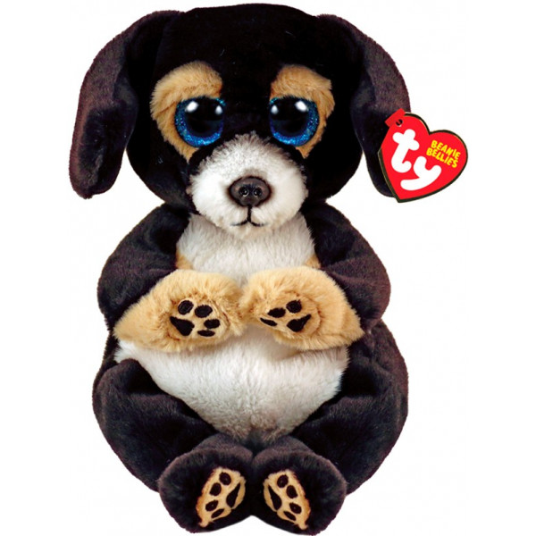 Фото - Мягкая игрушка животное TY BEANIE BELLIES 40700 Черный пес "DOG" (40700)