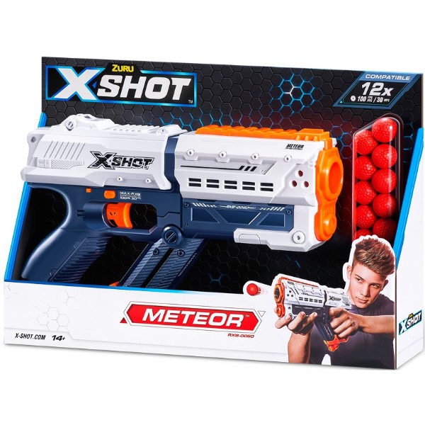 Фото - Бластер многозарядный ZURU X-Shot EXCEL NEW CHAOS Meteor (12 пулек) (36282R)