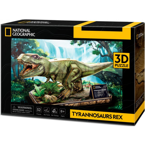 Фото - 3D пазлы Cubic Fun National Geographic Dino "Тиранозавр Рекс" (DS1051h)