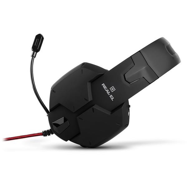 Фото - Гарнітура дротова ігрова REAL-EL GDX-7790 Black
