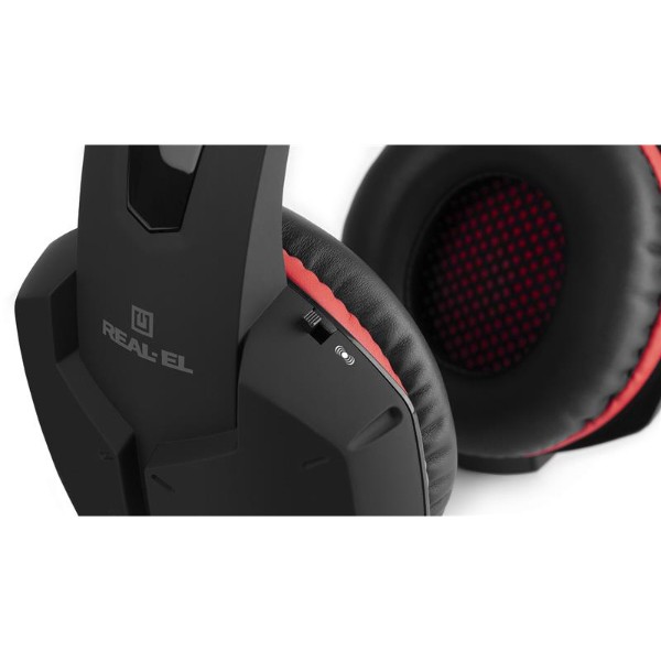 Фото - Гарнітура дротова ігрова REAL-EL GDX-7790 Black