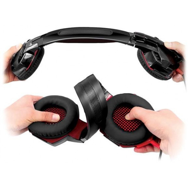 Фото - Гарнітура дротова ігрова REAL-EL GDX-8100 Black