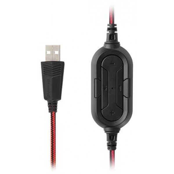 Фото - Гарнітура дротова ігрова REAL-EL GDX-8100 Black