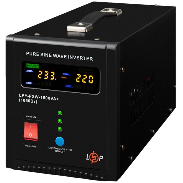 Фото - Джерело безперебійного живлення LogicPower LPY-PSW-1500VA+ (LP22872)