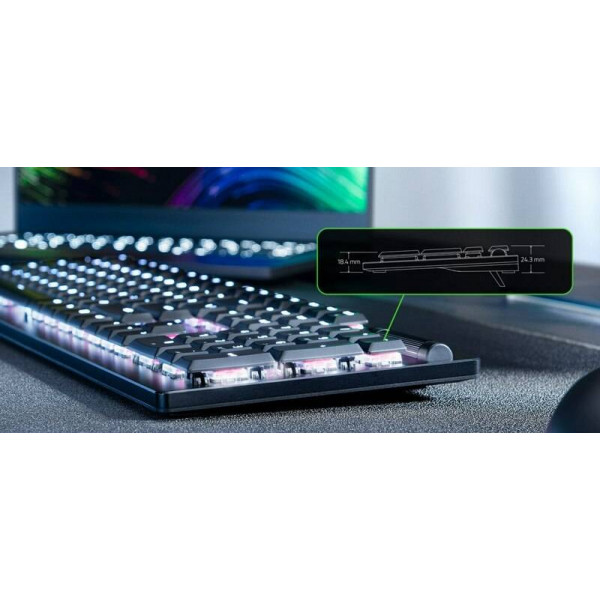 Фото - Клавіатура дротова ігрова Razer DeathStalker V2 Red Switch RU (RZ03-04500800-R3R1)