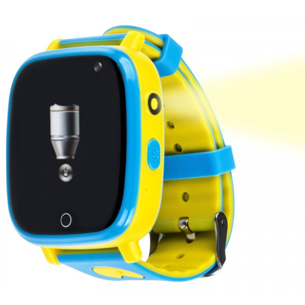 Фото - Дитячий годинник AmiGo GLORY GO001 Camera+LED Blue-Yellow