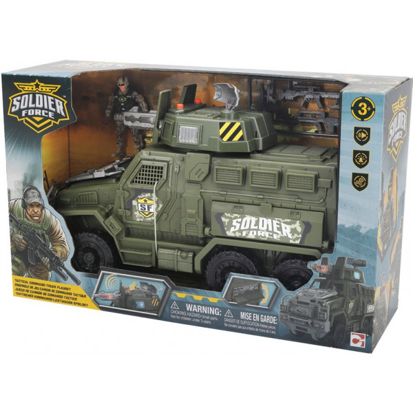 Фото - Ігрова фігурка солдатики Chap Mei Ігровий набір "Солдати" TACTICAL COMMAND TRUCK PLAYSET/БОЙОВА МАШИНА (545121)