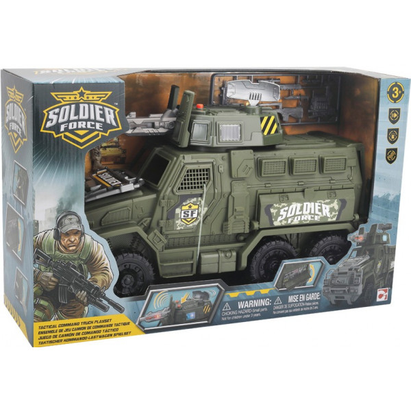 Фото - Ігрова фігурка солдатики Chap Mei Ігровий набір "Солдати" TACTICAL COMMAND TRUCK PLAYSET/БОЙОВА МАШИНА (545121)