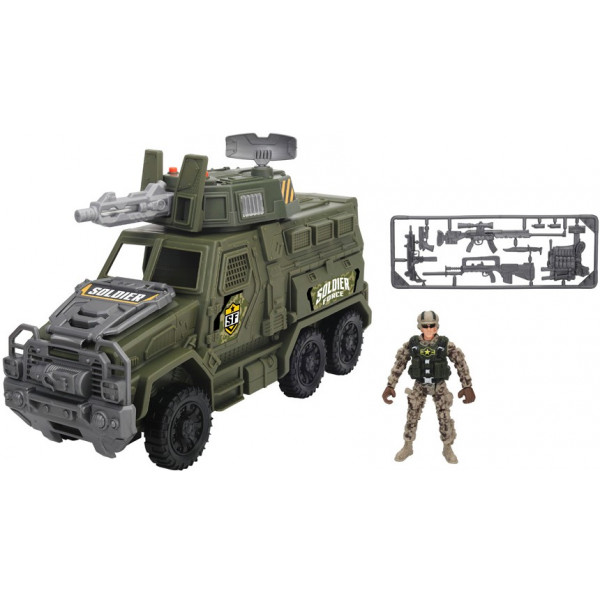 Фото - Ігрова фігурка солдатики Chap Mei Ігровий набір "Солдати" TACTICAL COMMAND TRUCK PLAYSET/БОЙОВА МАШИНА (545121)