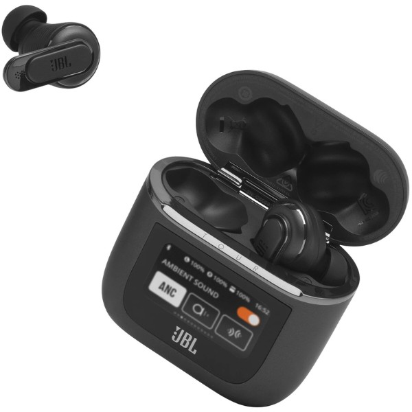 Фото - Наушники вкладыши беспроводные TWS JBL Tour Pro 2 Black (JBLTOURPRO2BLK)