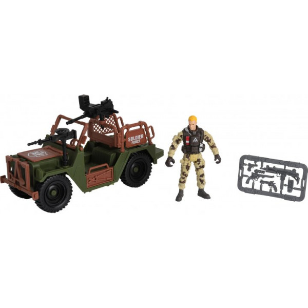 Фото - Ігрова фігурка солдатики Chap Mei "Солдати" PATROL JEEP (545301-1)