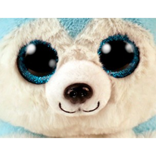 Фото - М'яка іграшка глазастик TY Beanie Babie Хаскі "HASKY" (40540)