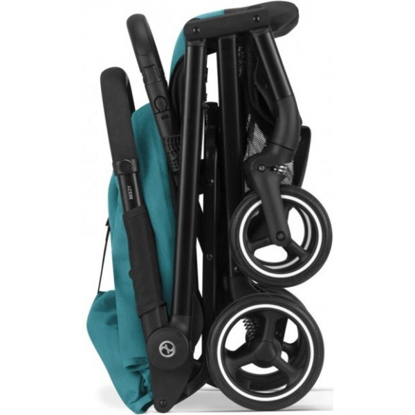 Фото - Коляска прогулочная Cybex Beezy River Blue turquoise с бампером (521000619)