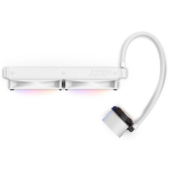 Фото - Водяная система охлаждения NZXT Kraken RGB 280 White (RL-KR280-W1)
