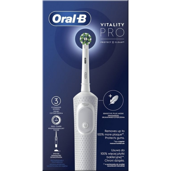 Фото - Зубная щетка электрическая Oral-B Braun Vitality D103.413.3 Protect x clean типу 3708 White