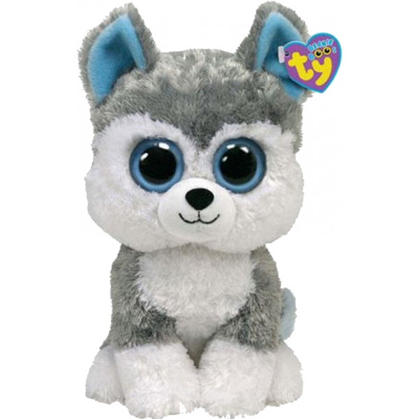 Фото - М'яка іграшка глазастик TY Beanie Boo's Хаскі "Slush" 25см (36902)