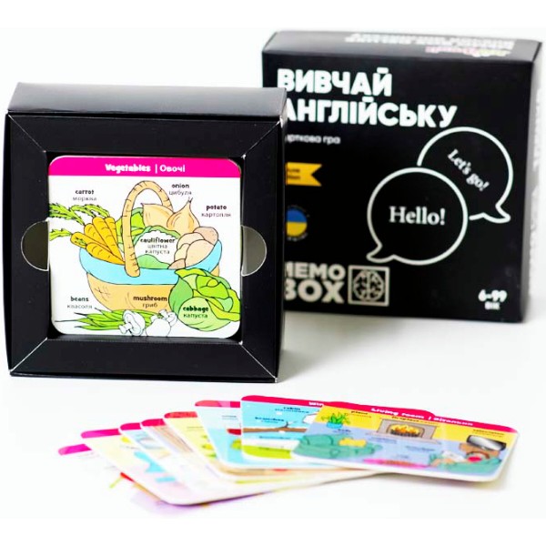 Фото - Настольная игра (8+) JoyBand-Bontoy MemoBox Delux Изучай английский (MBD104)