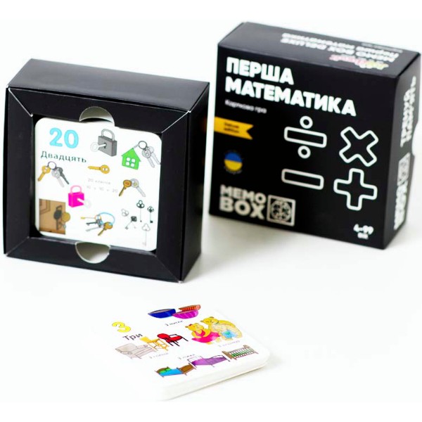 Фото - Настольная игра (5-7 лет) JoyBand-Bontoy MemoBox Delux Первая математика (MBD101)