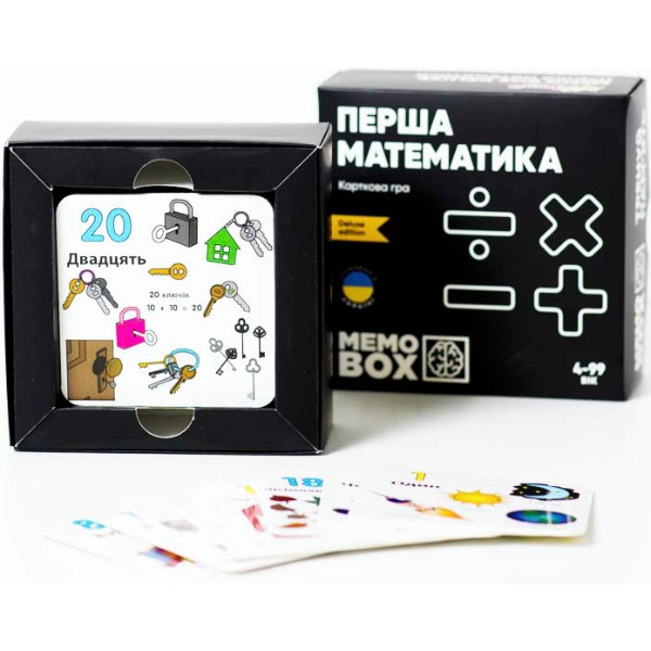 Фото - Настольная игра (5-7 лет) JoyBand-Bontoy MemoBox Delux Первая математика (MBD101)
