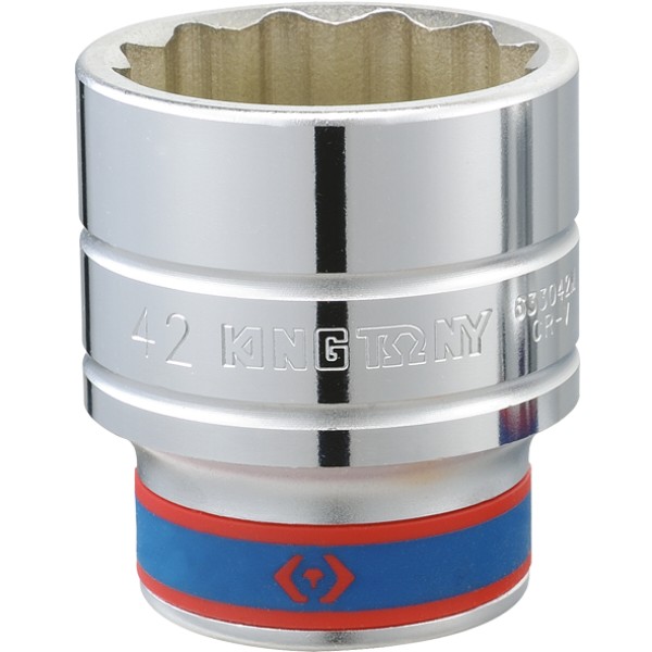 Фото - Торцева голівка KING TONY 3/4" 12-гранн. 46 мм (633046M)