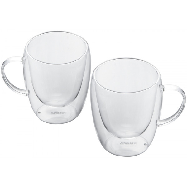 Фото - Набор чашек с двойными стенками Ardesto 300 мл 2 шт. (AR2630GHP)