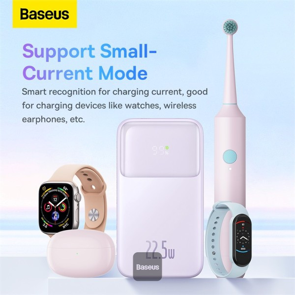 Фото - Батарея мобильная Baseus Comet Series 20000mAh 22,5W PD,QC USB-C,USB-A, with Cable Lightning/USB-C Purple (PPMD020105)