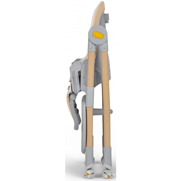 Фото - Уцінка - Стільчик для годування класичний Kinderkraft Lastree Beige Wood (KHLAST00BEGW000)