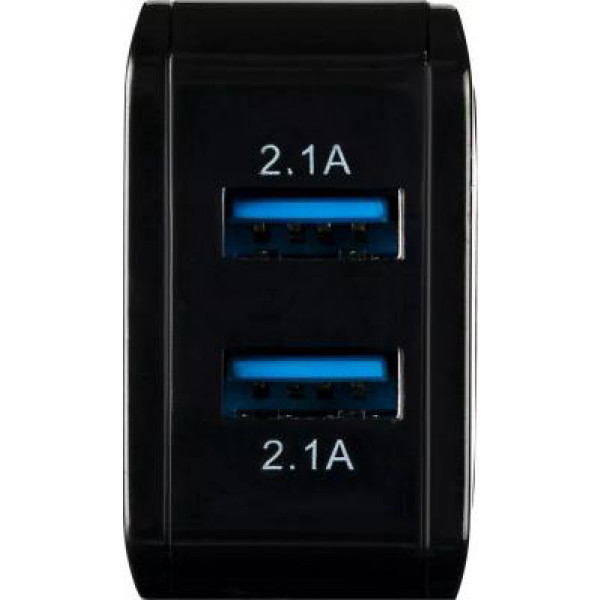 Фото - Мережевий зарядний пристрій Gelius Ultra Prime GU-HC02 2USB 2.1A Black