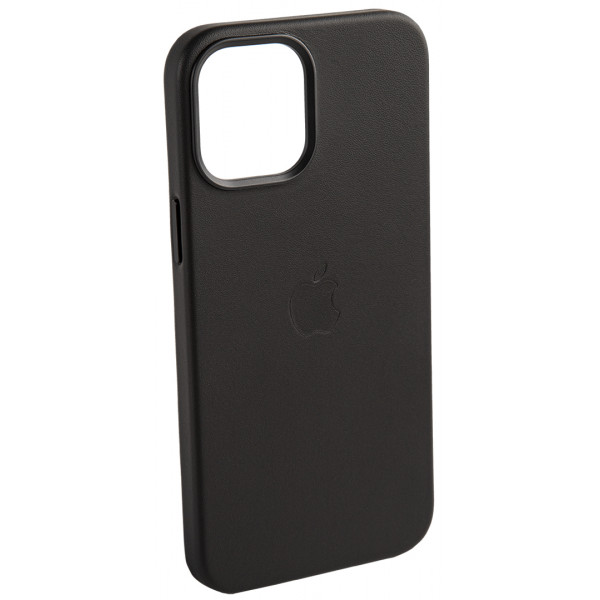 Фото - Чехол для смартфона Apple Leather Case with MagSafe - Black iPhone 12 Pro Max (MHKM3)