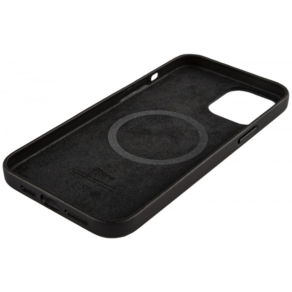 Фото - Чехол для смартфона Apple Leather Case with MagSafe - Black iPhone 12 Pro Max (MHKM3)