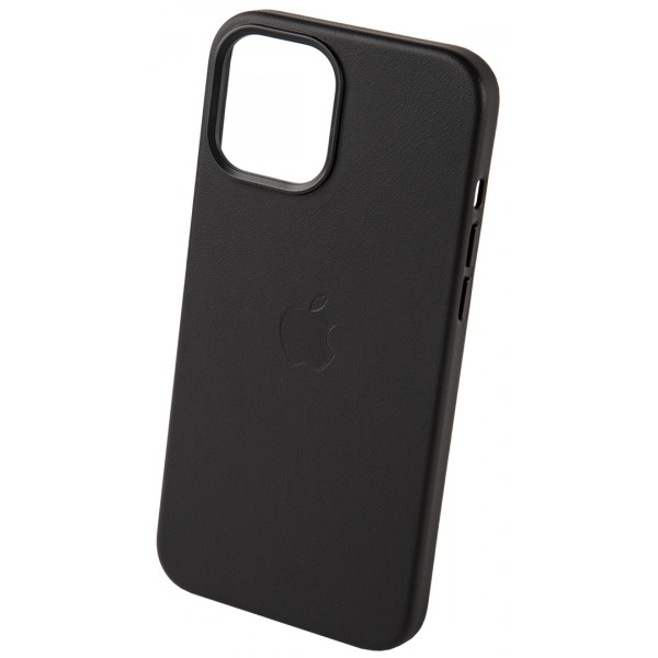 Фото - Чехол для смартфона Apple Leather Case with MagSafe - Black iPhone 12 Pro Max (MHKM3)