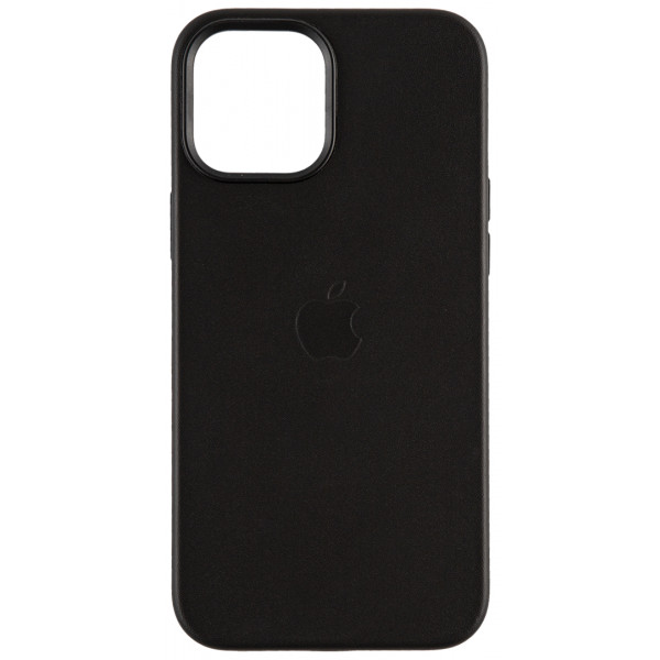 Фото - Чехол для смартфона Apple Leather Case with MagSafe - Black iPhone 12 Pro Max (MHKM3)
