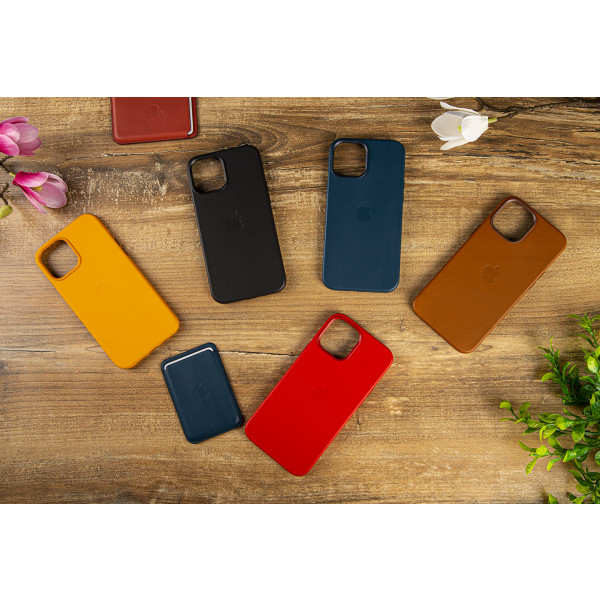 Фото - Чехол для смартфона Apple Leather Case with MagSafe - Saddle Brown iPhone 12 Pro Max (MHKL3)