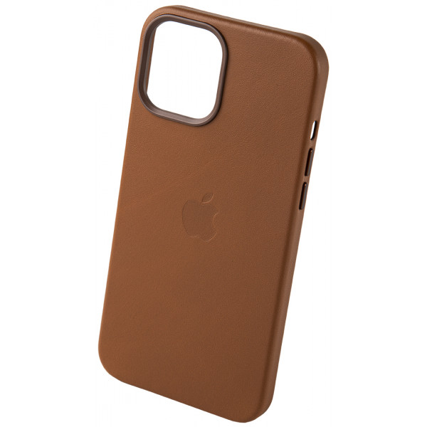 Фото - Чехол для смартфона Apple Leather Case with MagSafe - Saddle Brown iPhone 12 Pro Max (MHKL3)