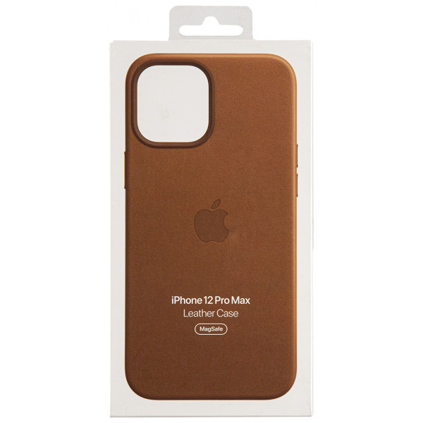 Фото - Чехол для смартфона Apple Leather Case with MagSafe - Saddle Brown iPhone 12 Pro Max (MHKL3)