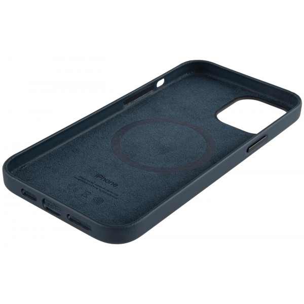 Фото - Чехол для смартфона Apple Leather Case with MagSafe - Baltic Blue iPhone 12 Pro Max (MHKK3)