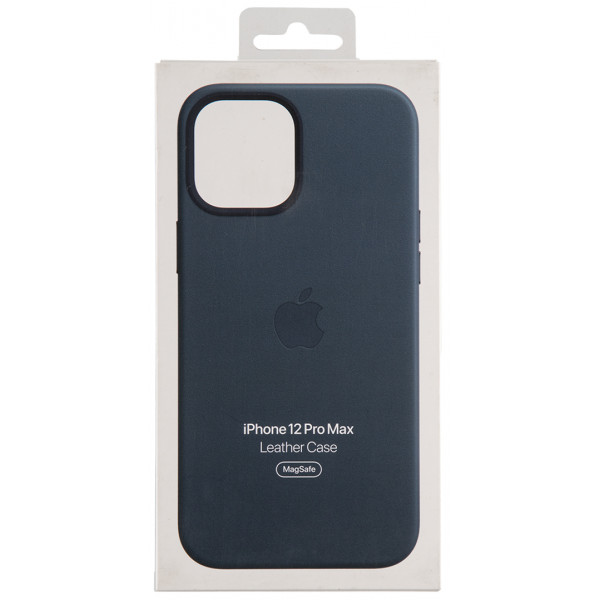 Фото - Чехол для смартфона Apple Leather Case with MagSafe - Baltic Blue iPhone 12 Pro Max (MHKK3)