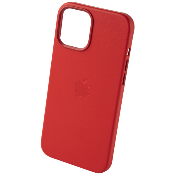 Фото - Чехол для смартфона Apple Leather Case with MagSafe - (PRODUCT)RED iPhone 12 Pro Max (MHKJ3)