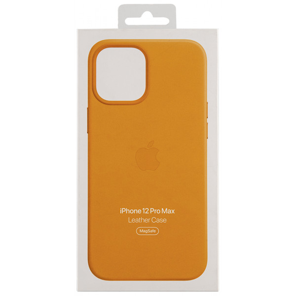 Фото - Чехол для смартфона Apple Leather Case with MagSafe - California Poppy iPhone 12 Pro Max (MHKH3)
