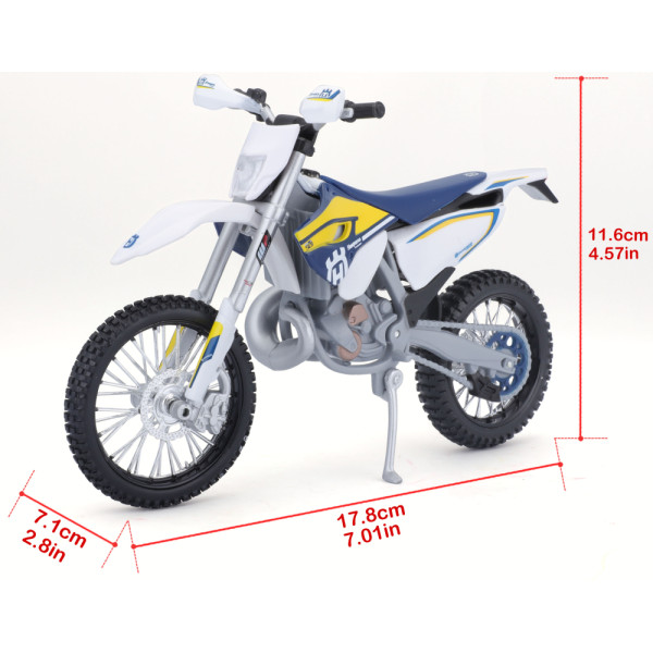 Фото - Коллекционный легковой транспорт Maisto Мотоцикл Husqvarna FE 501, 1:12 (31101-16921)