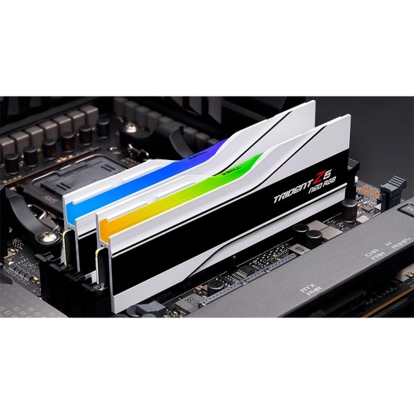 Фото - Память DDR G.Skill Trident Z5 Neo RGB DDR5-6400 32GB 2x16GB AMD EXPO CL32-39-39-102 1.40V (F5-6400J3239G16GX2-TZ5NRW)