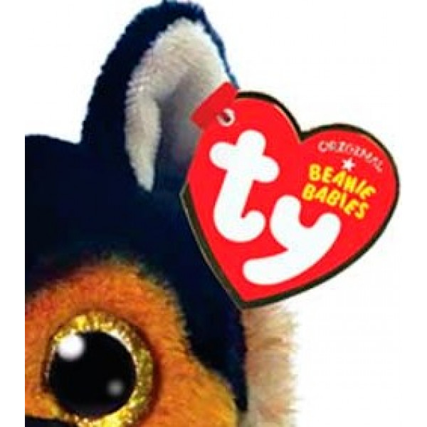 Фото - М'яка іграшка глазастик TY BEANIE BELLIES Німецька вівчарка "ACE" (40544)