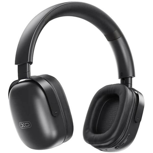 Фото - Навушники повнорозмірні бездротові XO BE42 Scarlet Metal Stand Folding Headband Bluetooth Headset black (XO-BE42-Black)